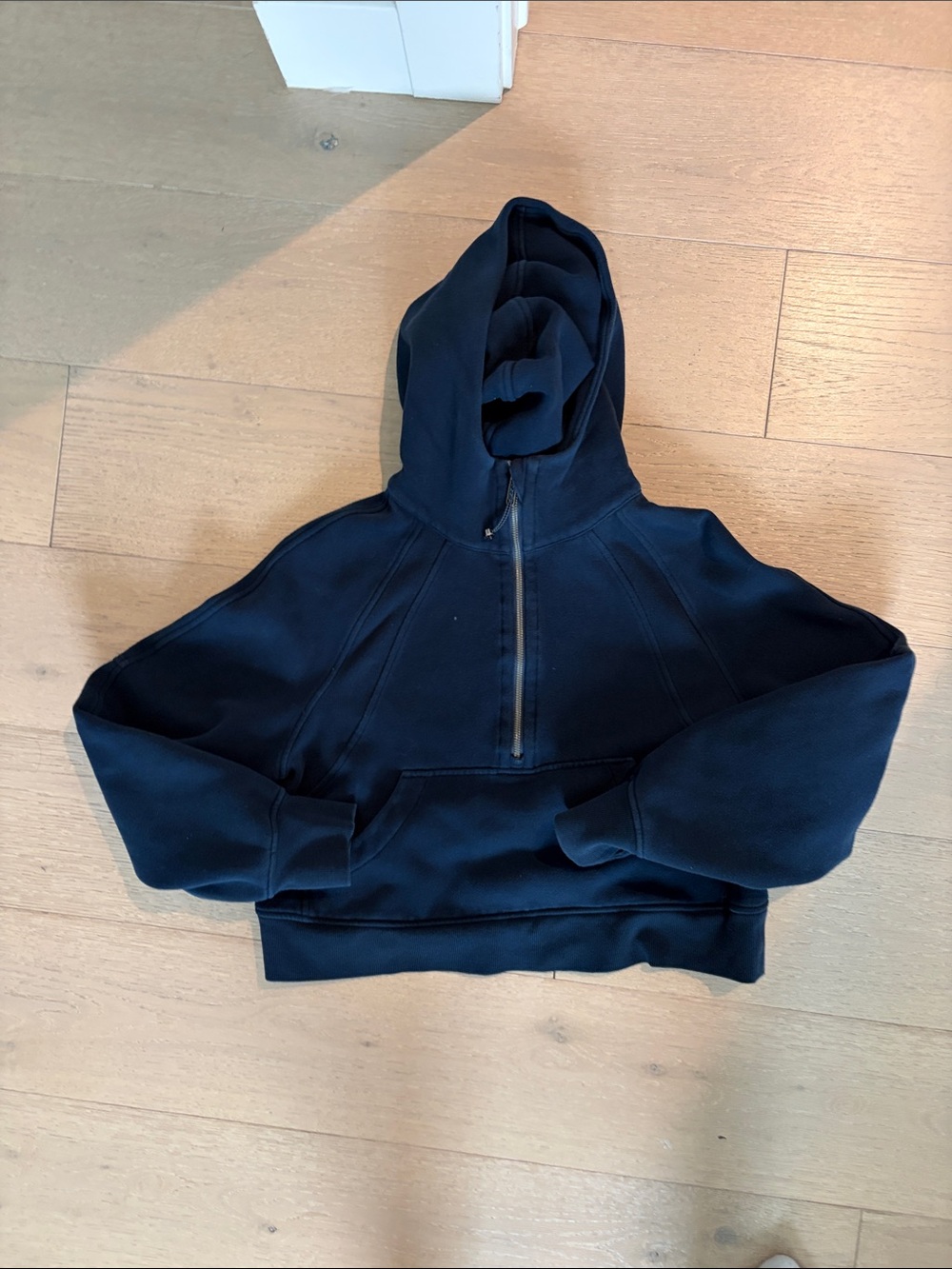 lululemon scuba Navy Half-Zip Hooded Jacket